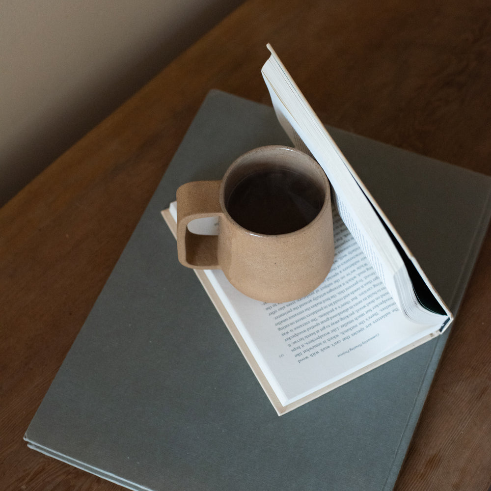 mug and book
